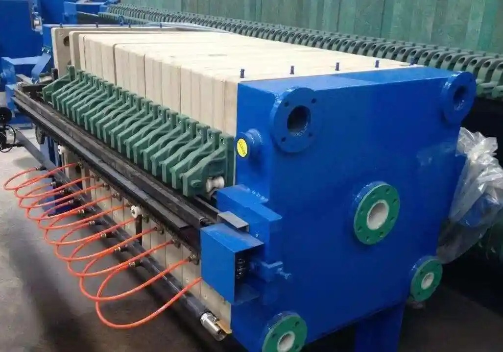 200-400V Plate And Frame Filter Press For Sewage Treatment / Wastewater ...